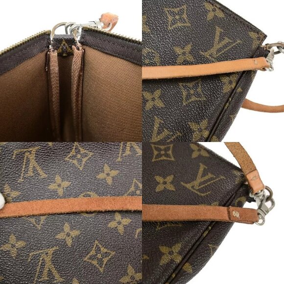 LOUIS VUITTON Pochette Accessoires Shoulder Bag Monogram Leather - Picture 9 of 16